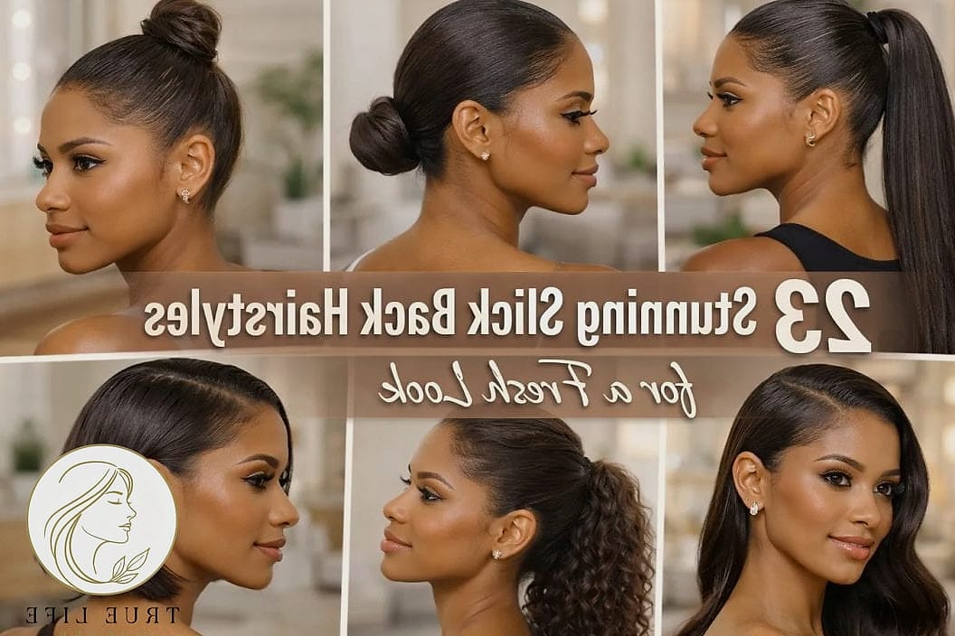 20 Gym Hairstyles For Short Hair You'll Want to Re-Create Immediately 8 The Slick Back