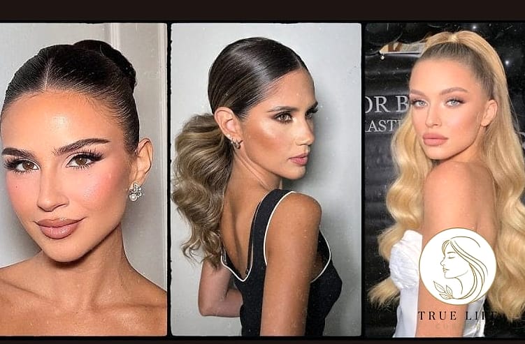 27 Gym Hairstyles For Long Hair Inspo That's Giving Us Everything 11 Slicked-Back Ponytail With Gel
