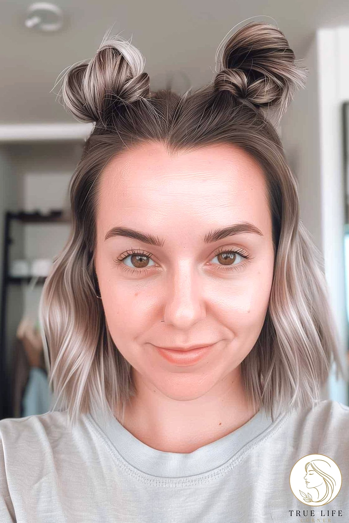 27 Gym Hairstyles For Long Hair Inspo That's Giving Us Everything 7 Space Buns