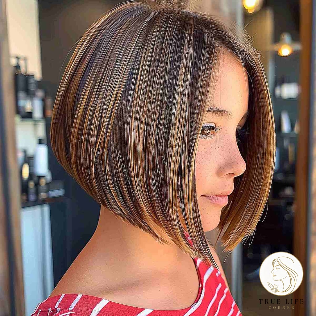 15 Hairstyles For Short Hair For School That Prove This Trend Is Here to Stay 12 Stacked Bob Haircut