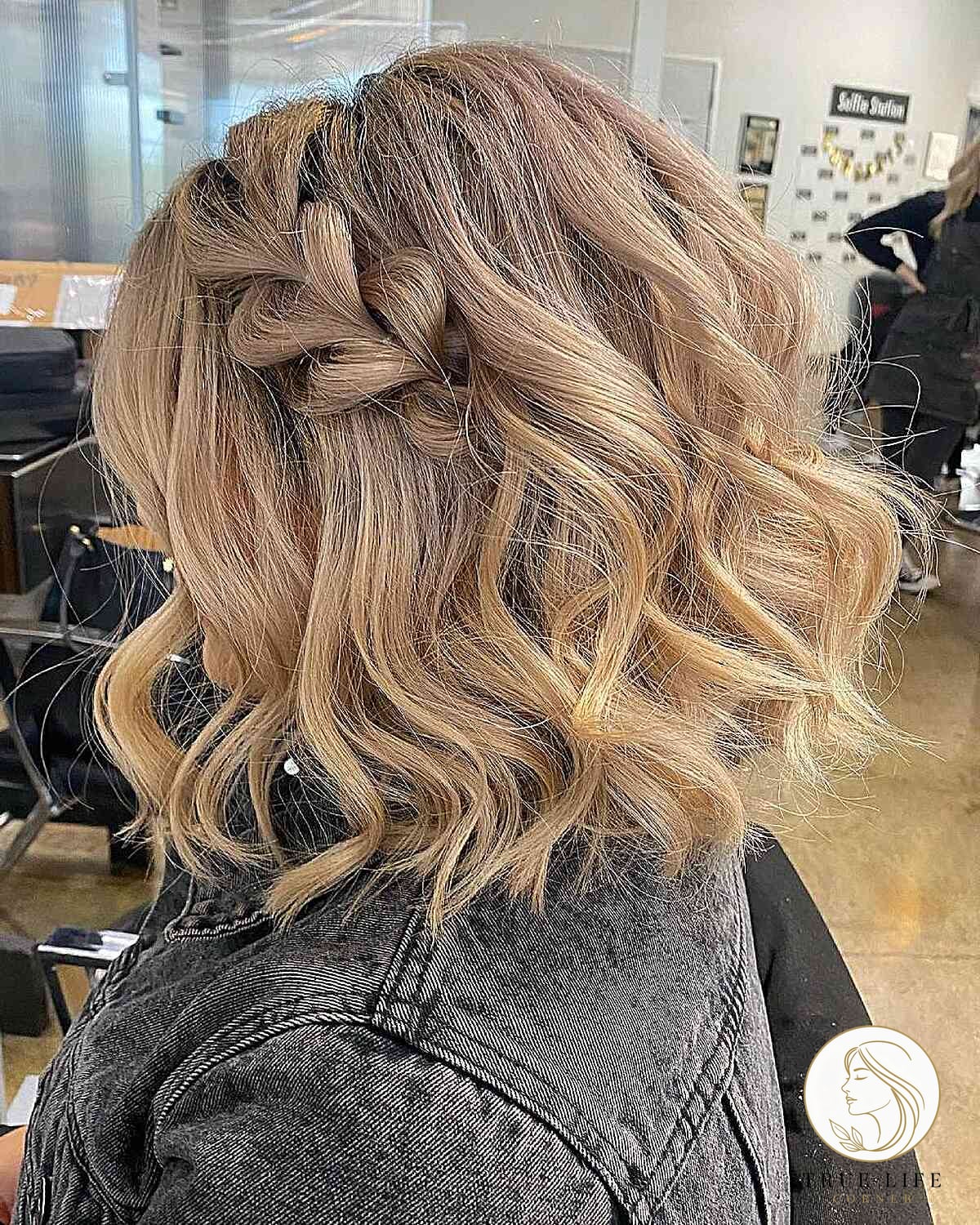 Stylish Braided Waves for Short Hair