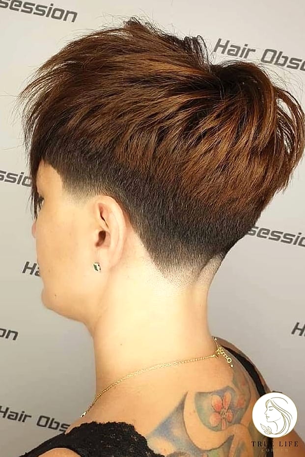 Tapered Undercut Bob