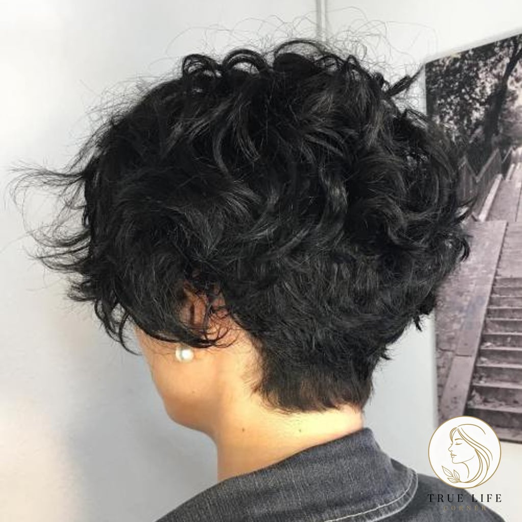 Tapered Wavy Pixie