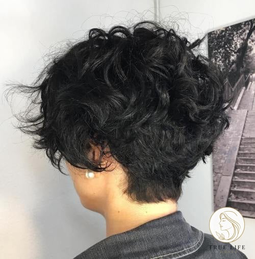 Tapered Wavy Pixie