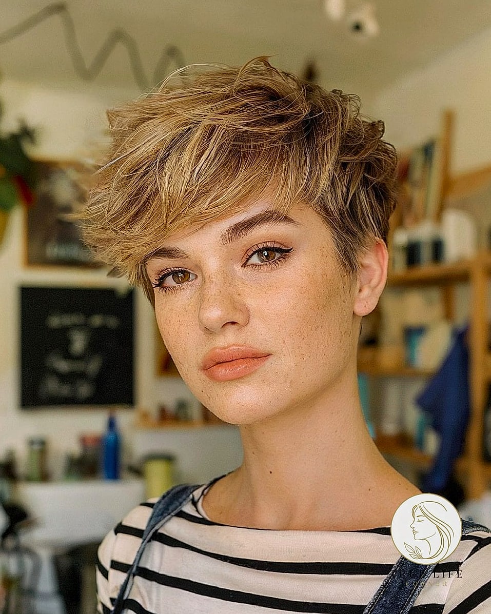 Tousled Pixie Crop