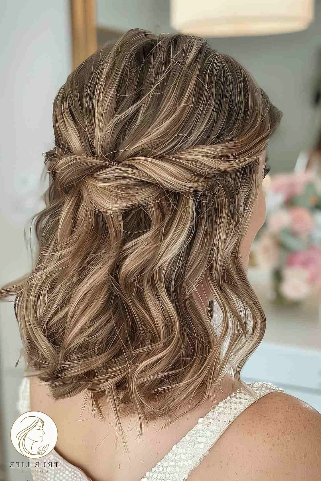 Twisted Half-Up Style