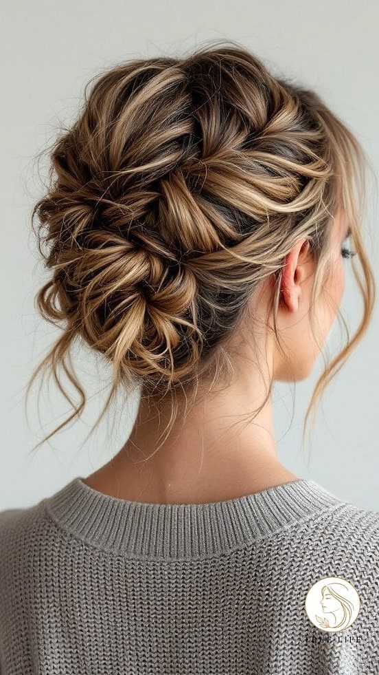 27 Gym Hairstyles For Long Hair Inspo That's Giving Us Everything 8 Twisted Half-Up