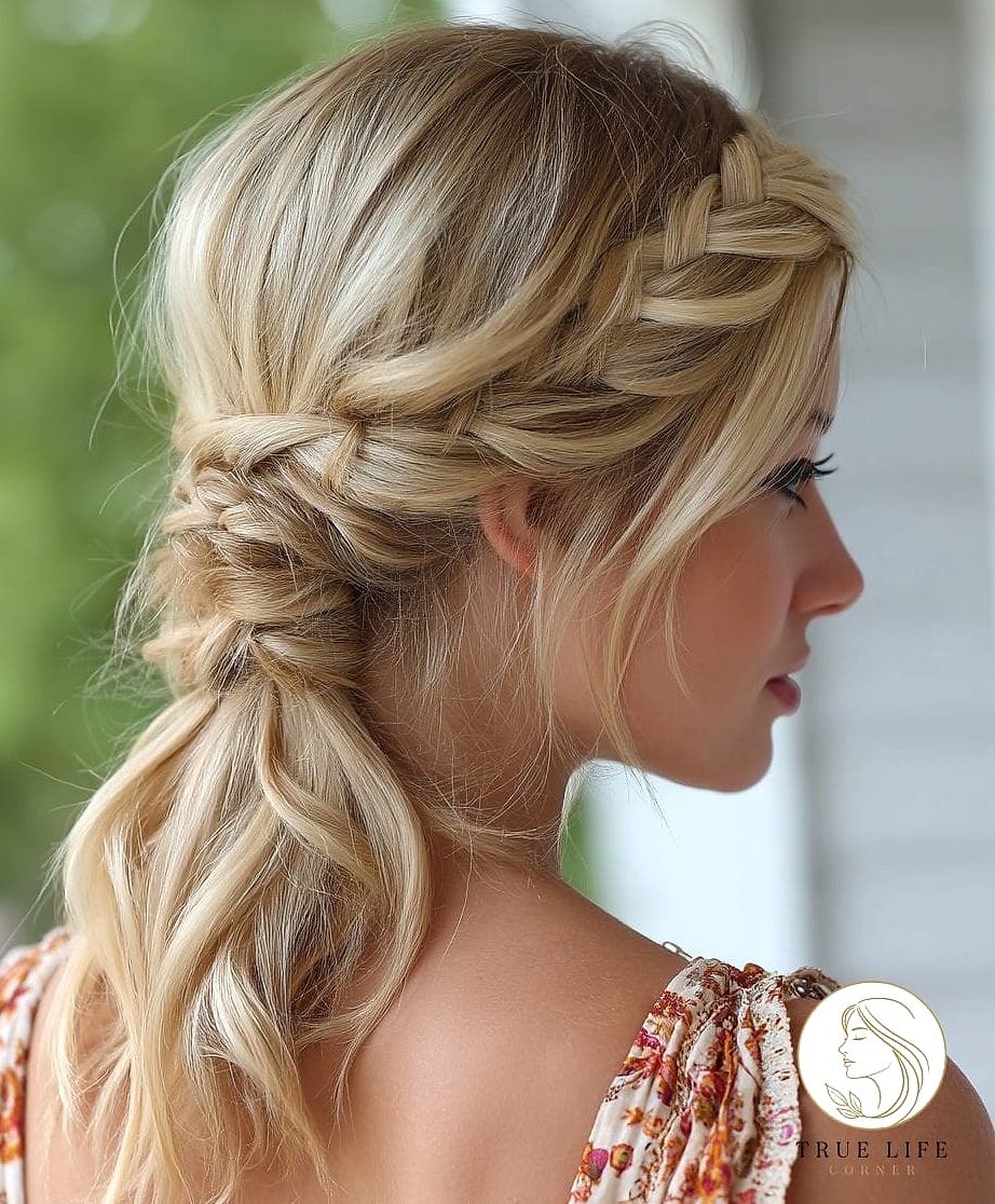 20 Summer Hairstyles For Long Hair That Are Trending on Pinterest This Week 17 Twisted Half-Up Style