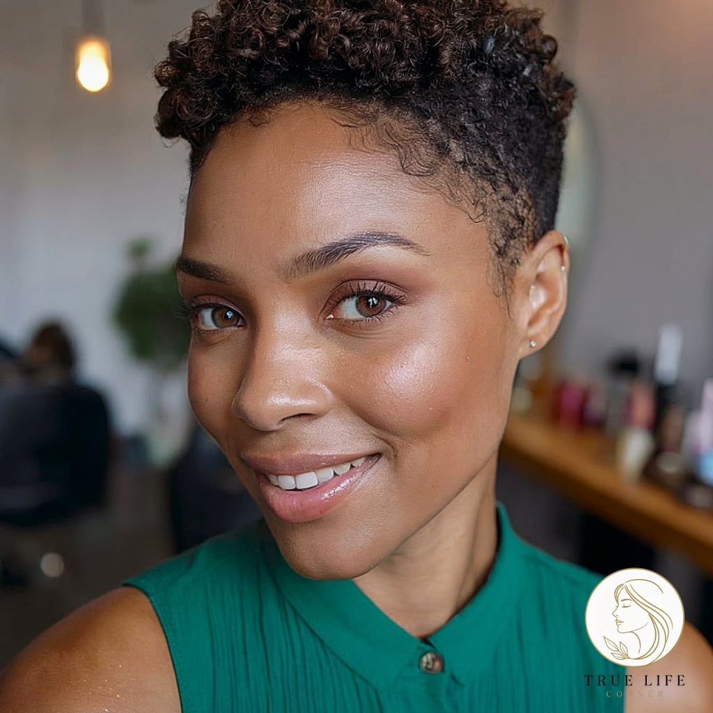 18 Easy 4C Hairstyles Short That Are Both Cute and Low Maintenance 13 Urban Edge Taper