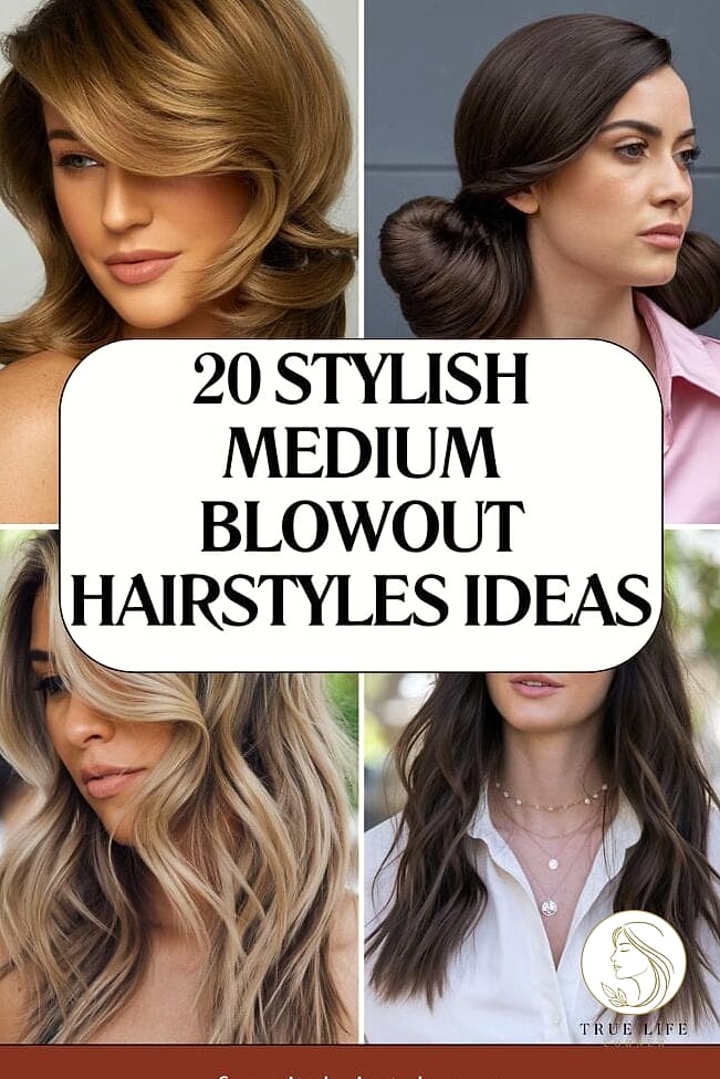 30 Quick Easy Hairstyles For Medium Hair Inspo That's Giving Us Everything 8 Voluminous Blowout