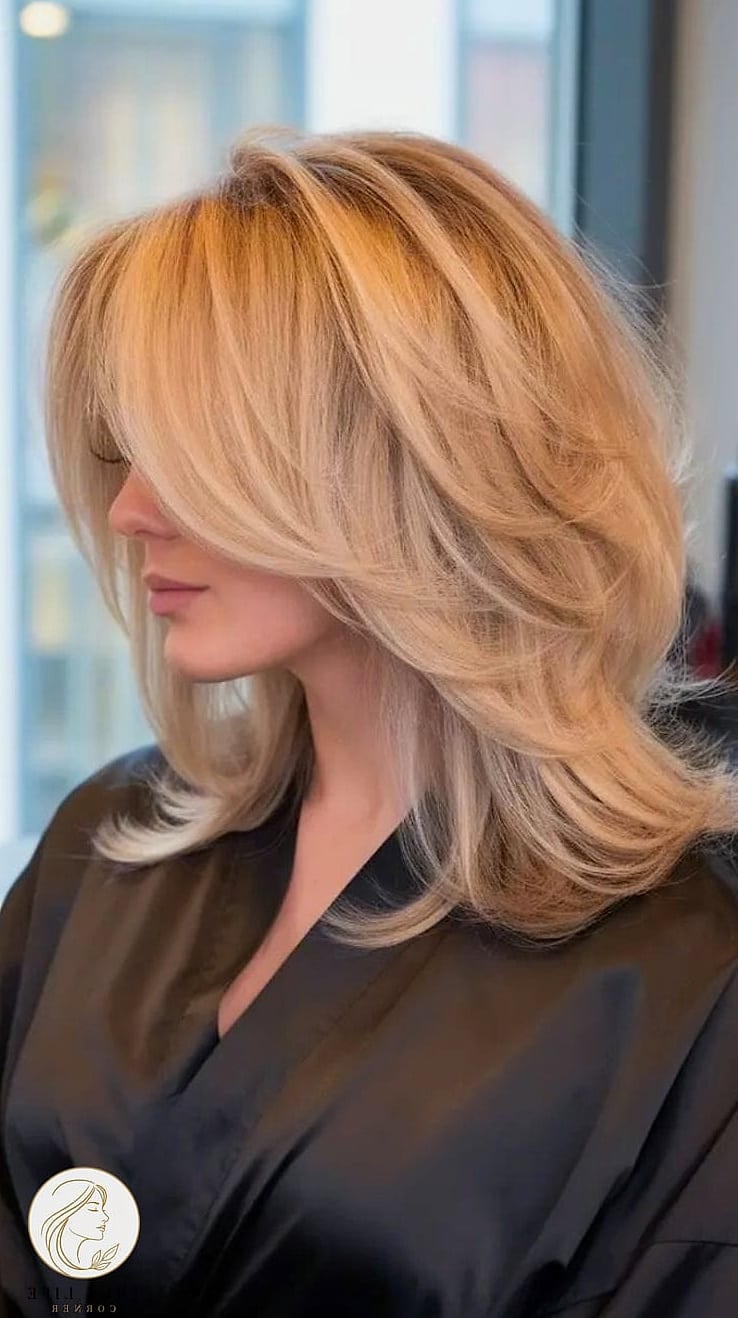Voluminous Blowout with Face-Framing Layers