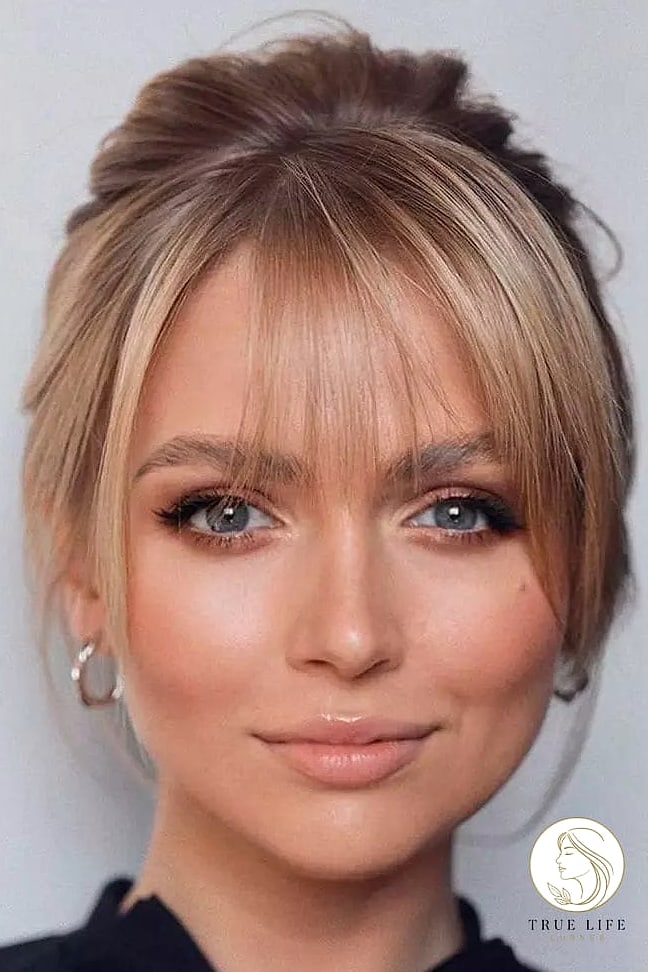 Wispy Bangs with a Lob