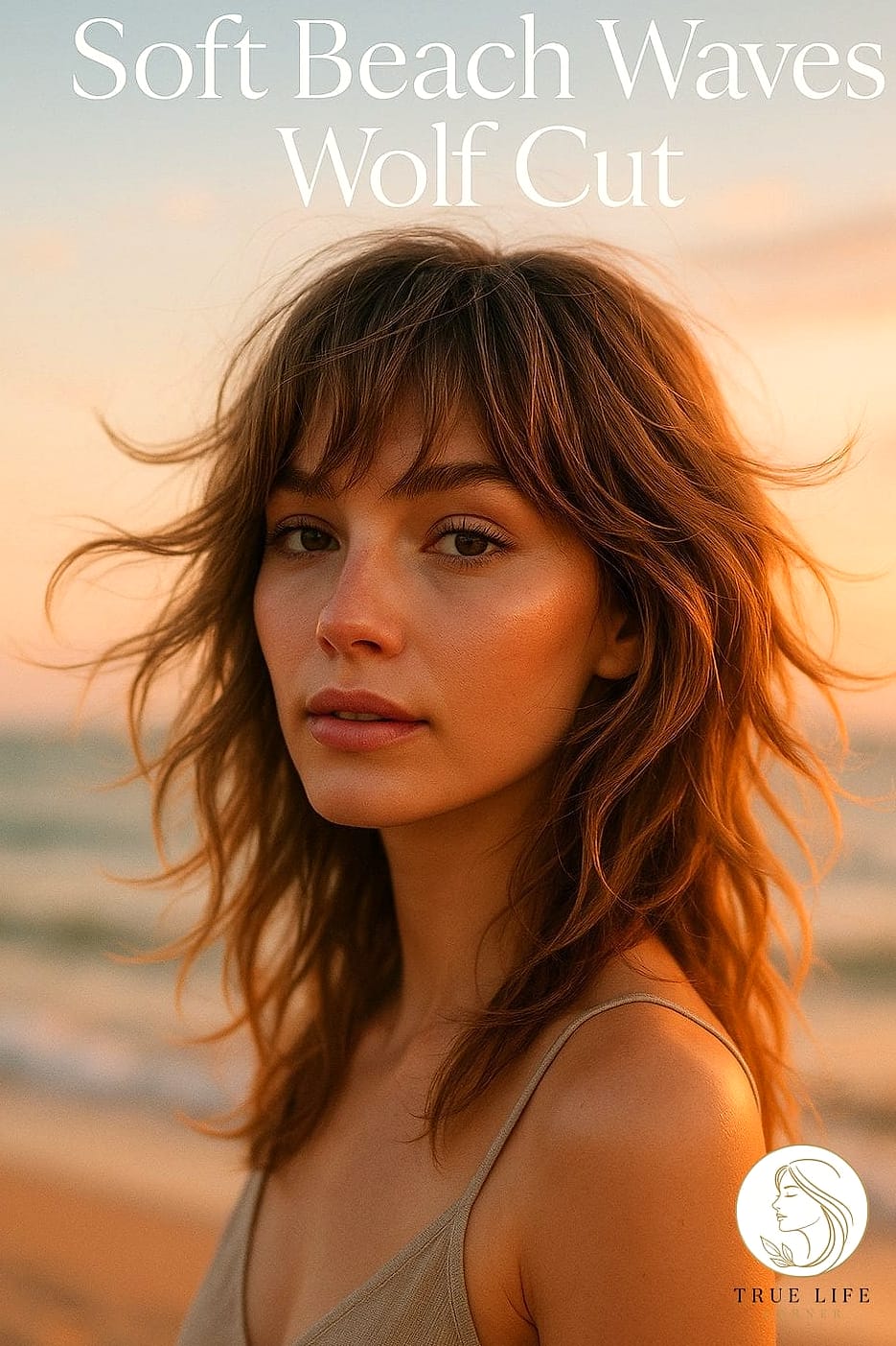 Wolf Cut Bob with Wispy Bangs