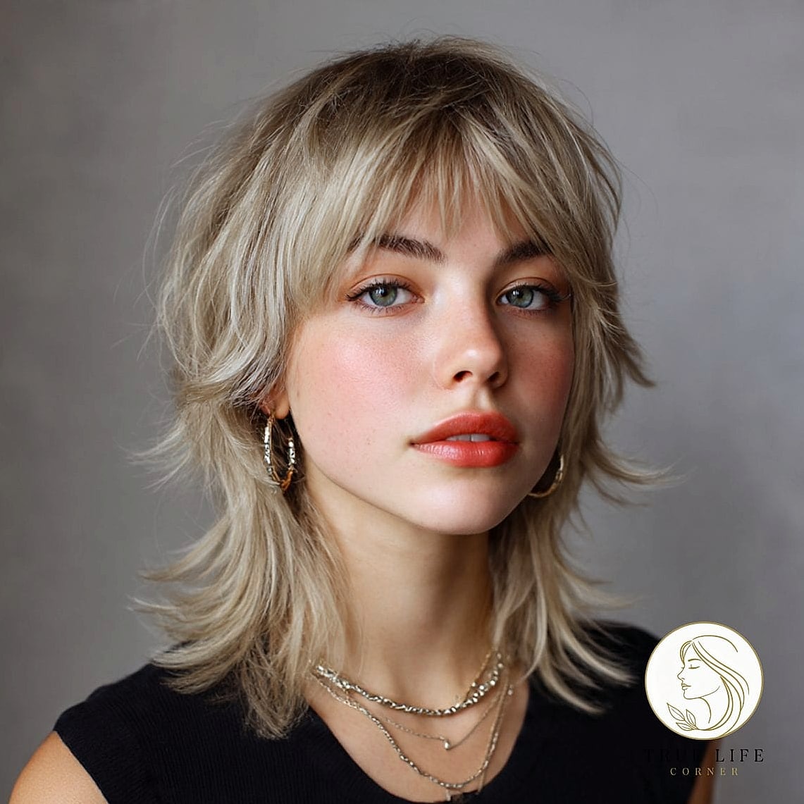 25 Hairstyles For Medium Length Hair With Layers That Are Trending on Pinterest This Week 8 Wolf Cut with Medium Length