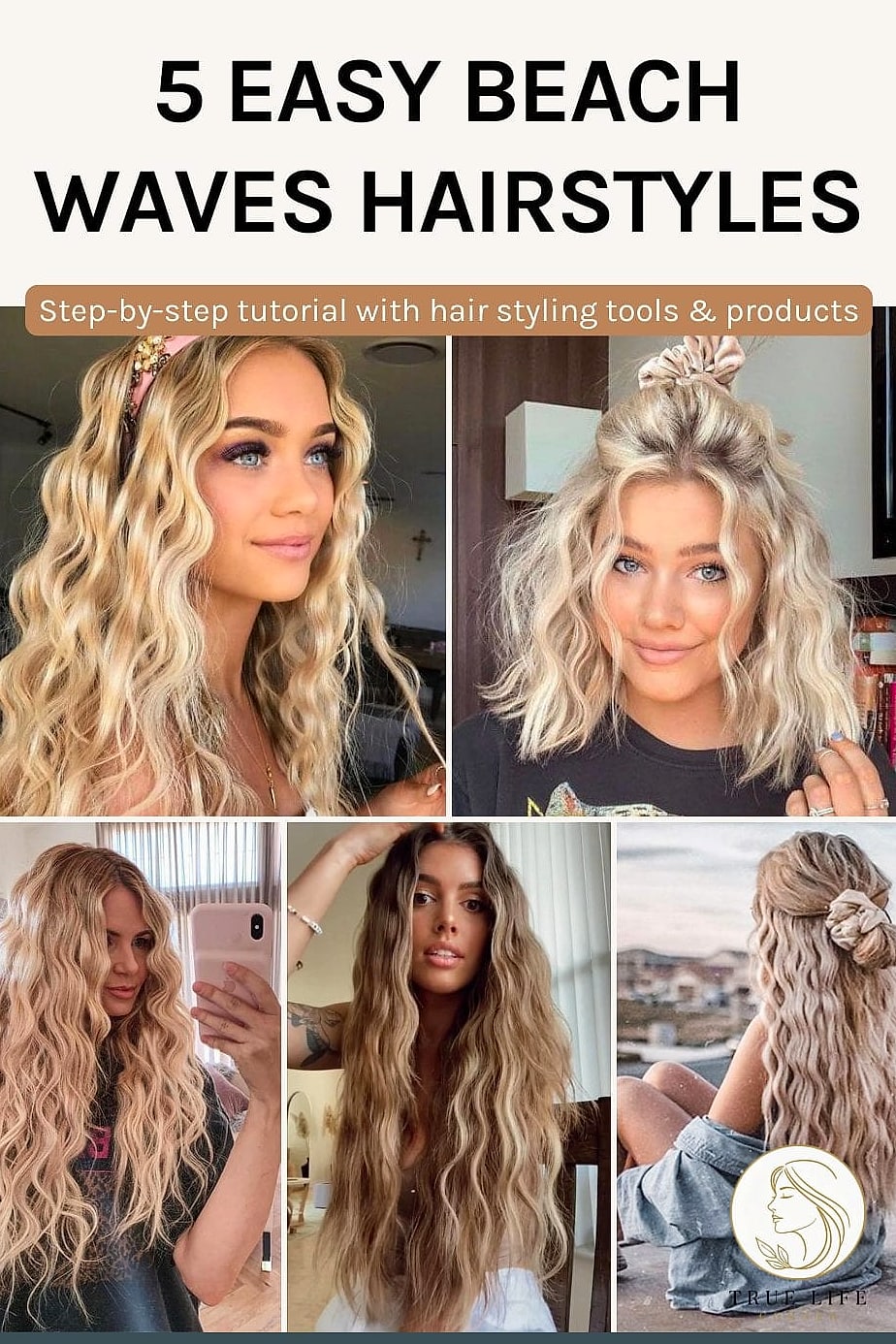 18 Easy Long Hairstyles for the Ultimate Glow Up 3 Beach Waves All Over