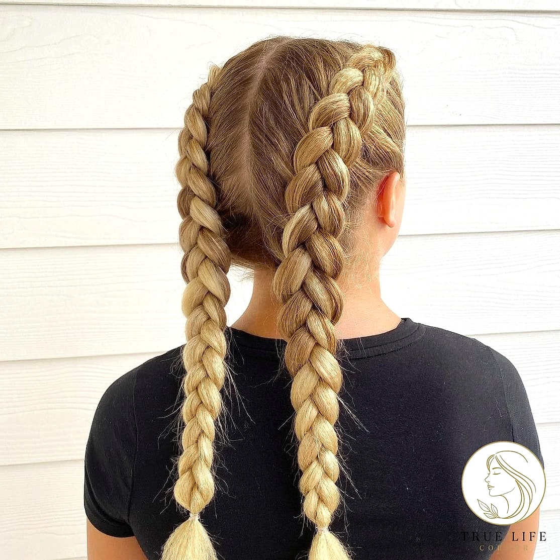 12 Dutch Braid Hairstyles for When You Need a Fresh Change 8 Blonde Double Dutch Braids with Wavy Ends