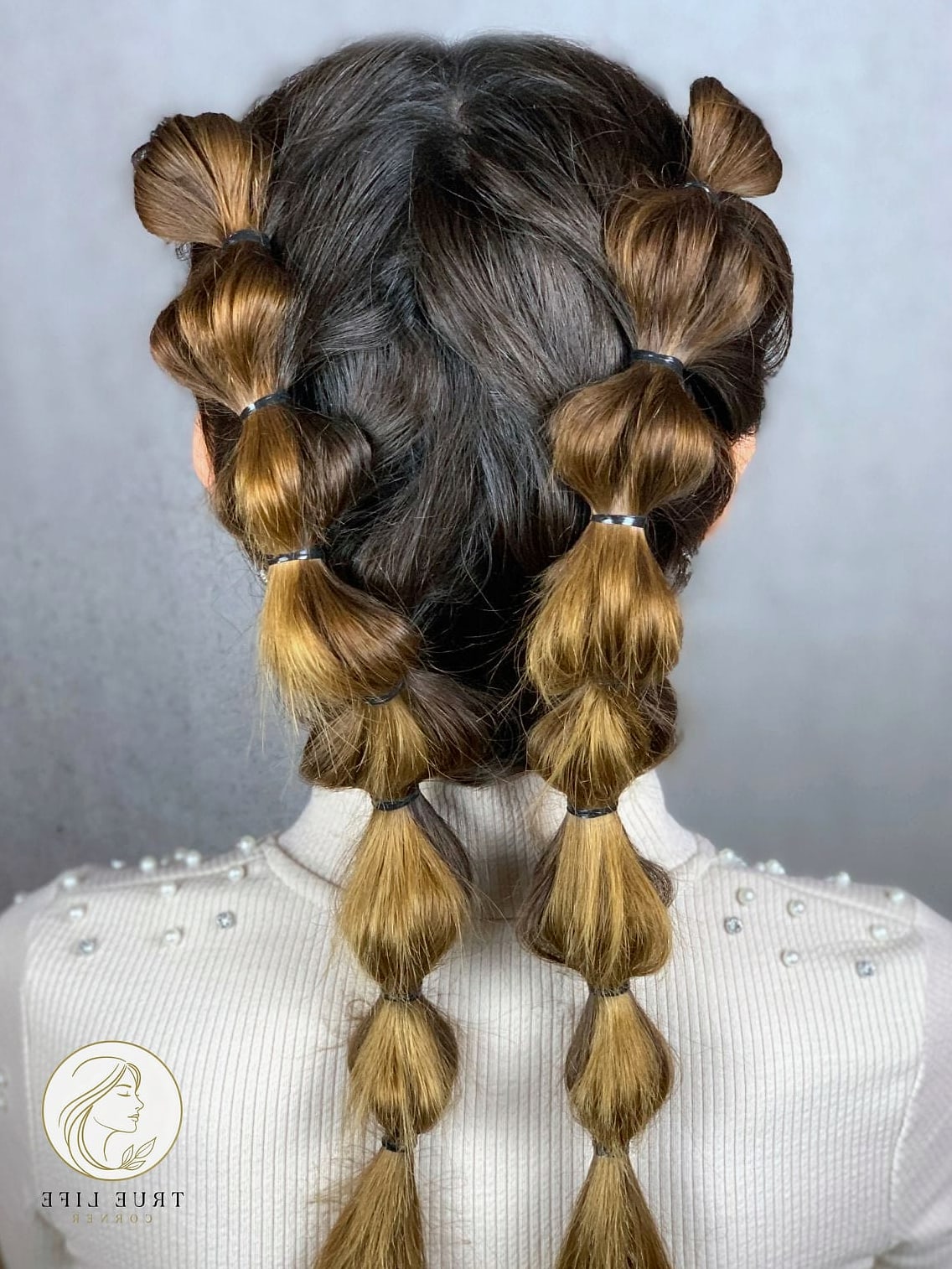 27 Beautiful Braid Hairstyles That Are Actually Easy to DIY 24 Braided Bubble Ponytail