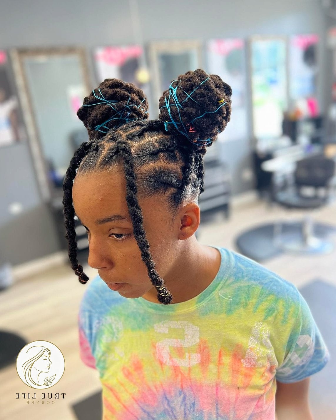 27 Beautiful Braid Hairstyles That Are Actually Easy to DIY 14 Braided Space Buns