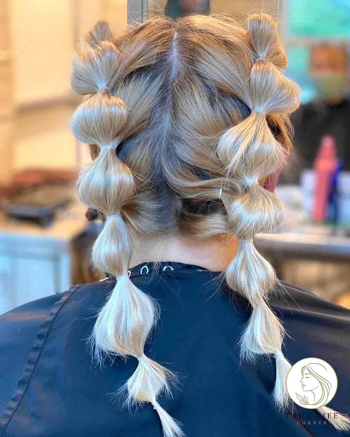 30 Bun Hairstyles For Long Hair That Belong on Your Inspiration Board 9 Bubble Bun
