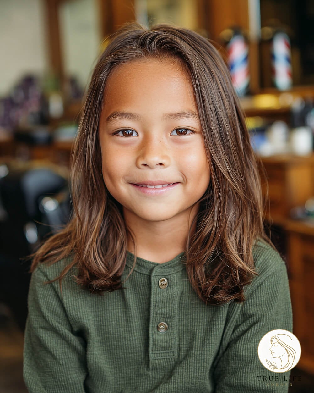 19 School Hairstyles For Long Hair That Are Both Cute and Low Maintenance 3 Casual Medium-Long Cut with Natural Flow