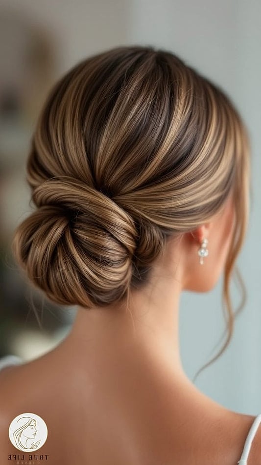 Classic Chignon With a Modern Twist
