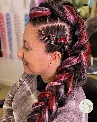 16 Dragon Braid Hairstyles for the Ultimate Glow Up 2 Classic Double Dragon Braids