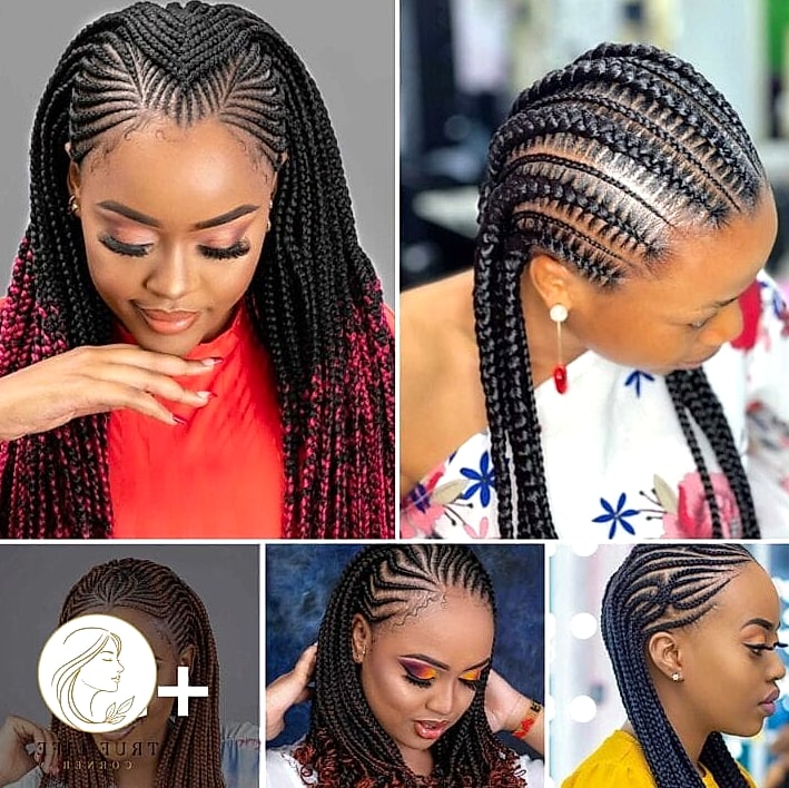 Cornrow-Inspired Side Braids