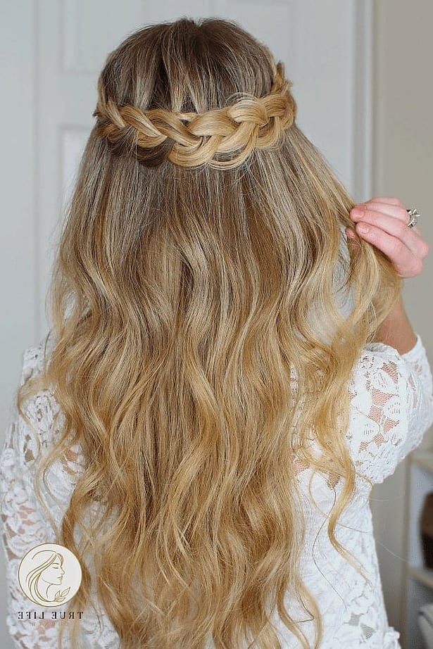 12 Dutch Braid Hairstyles for When You Need a Fresh Change 10 Crown Dutch Braid Halo