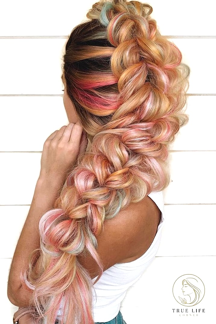 16 Dragon Braid Hairstyles for the Ultimate Glow Up 14 Dragon Braid with Beads