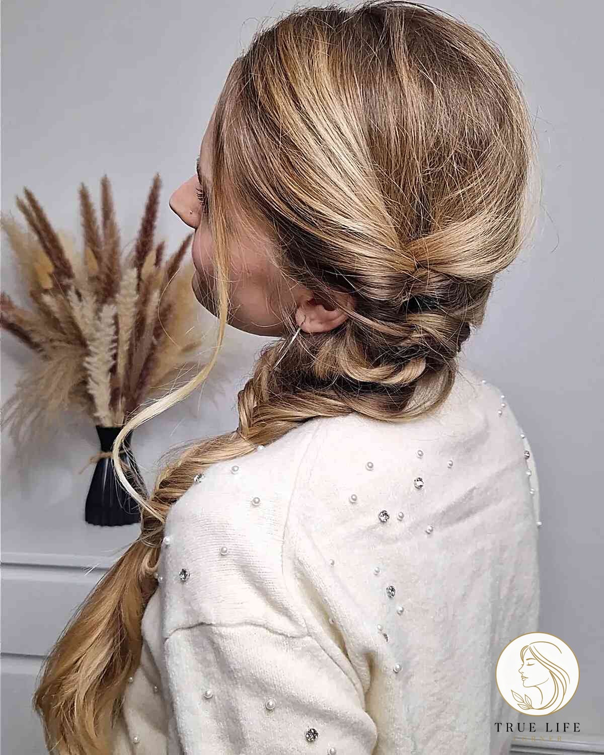 27 Side Braid Hairstyles Everyone Is Pinning Right Now 13 Elegant Side Braid with Soft Waves