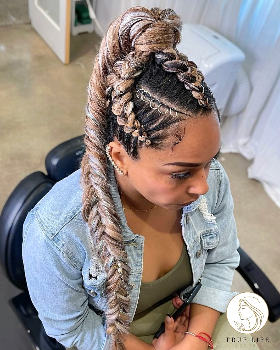 Fishtail Braid Ponytail