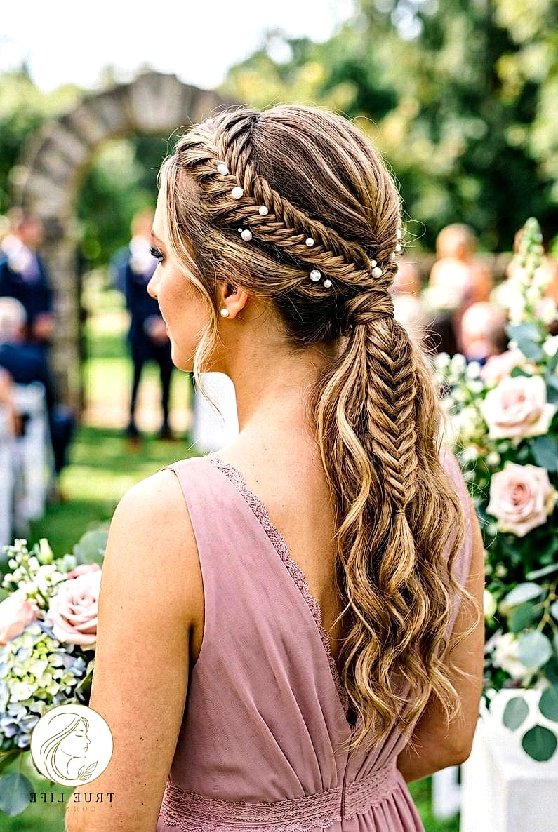 7 Braided Ponytail Hairstyles for When You Need a Fresh Change 8 Fishtail Braided Ponytail with Loose Waves