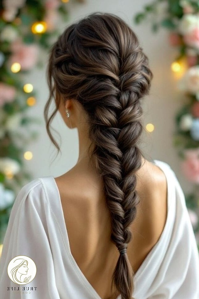 17 Gorgeous French Braid Hairstyles for Every Hair Type 11 Fishtail French Braid Hybrid