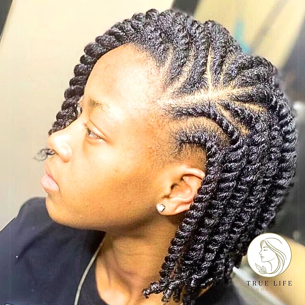 19 School Hairstyles For Long Hair That Are Both Cute and Low Maintenance 18 Front Twist Pull-Back