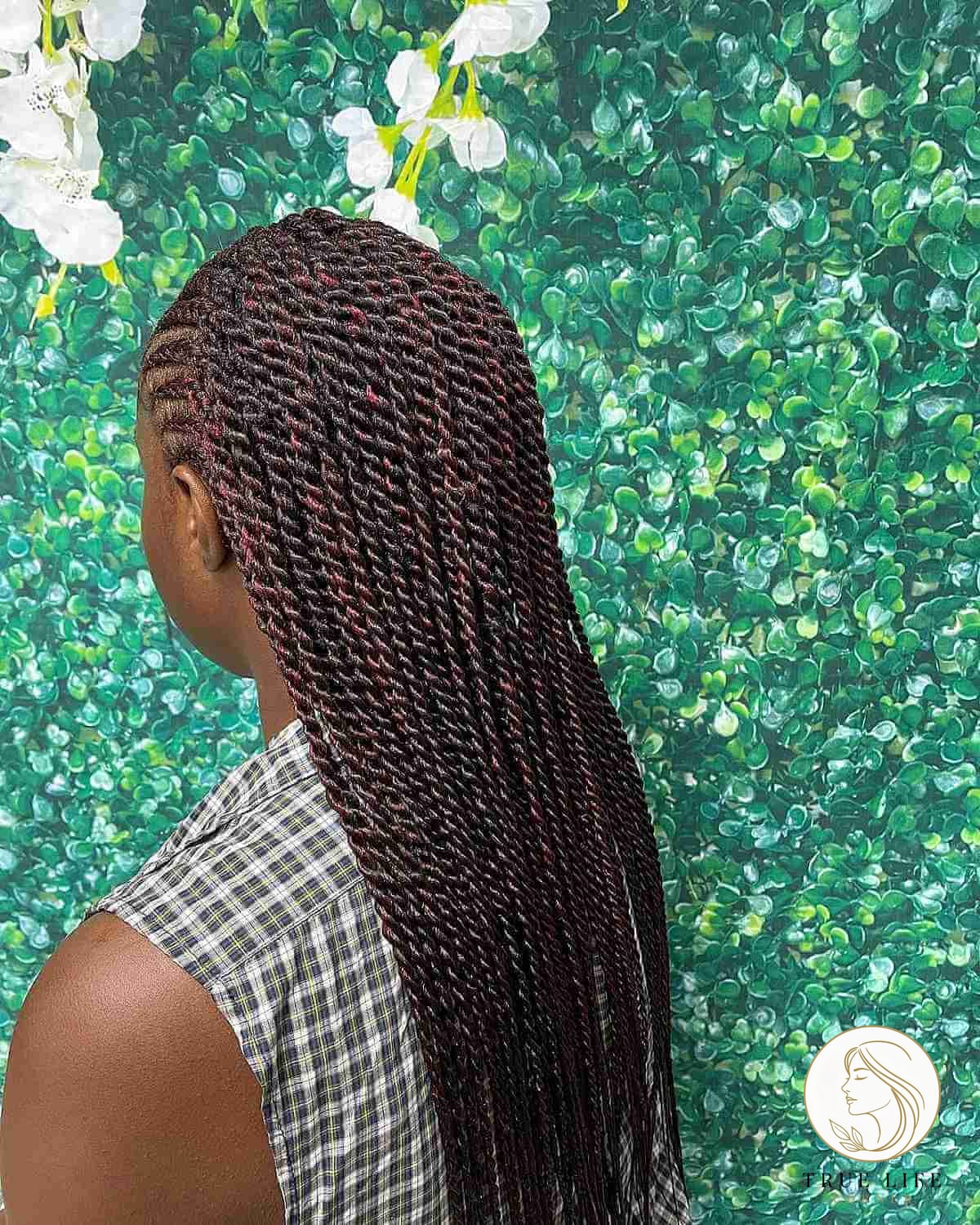 22 Twist Braid Hairstyles to Save Before They Blow Up 13 Fulani Cornrows and Twists with Pops of Red