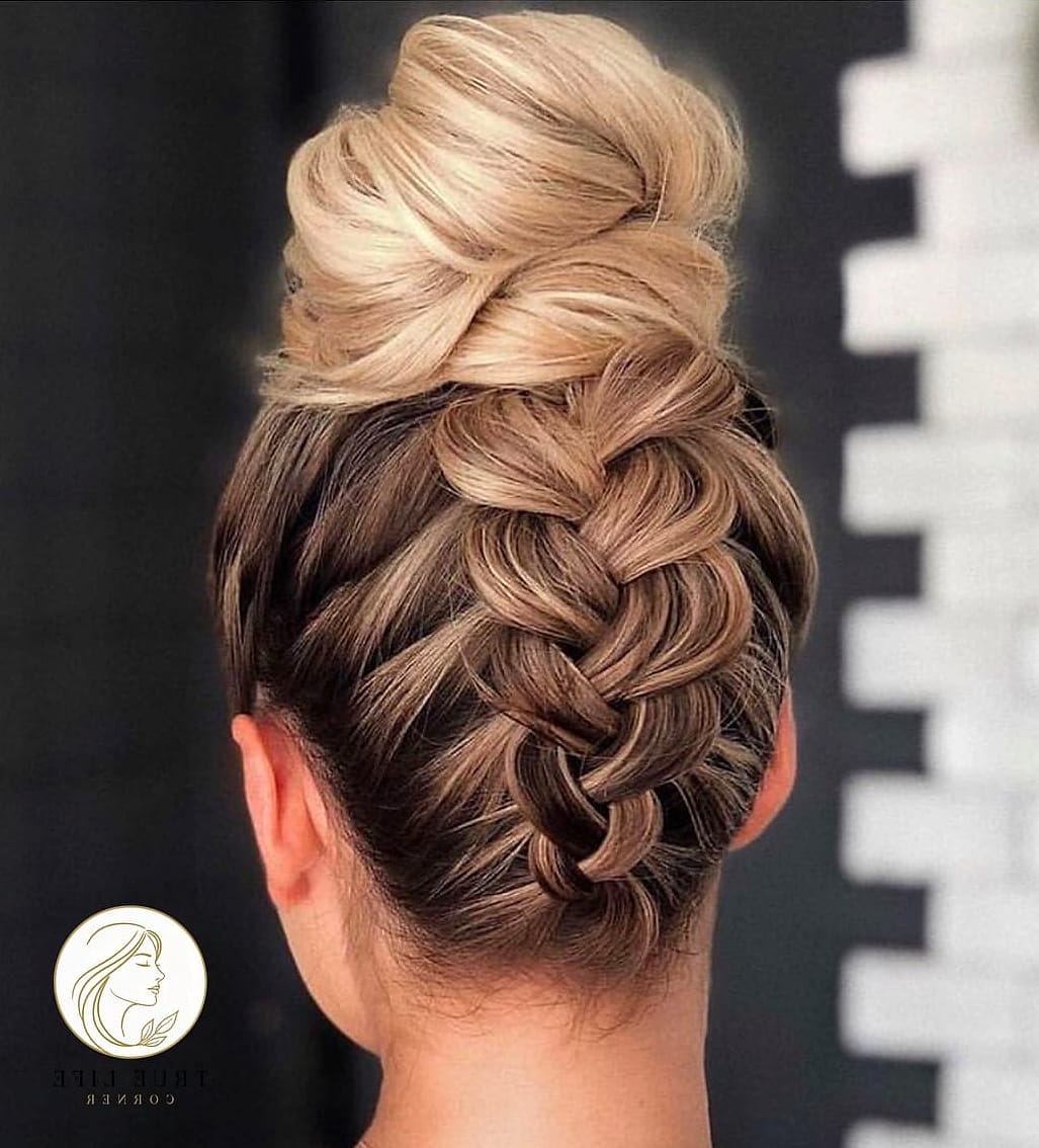 16 Party Hairstyles For Long Hair to Show Your Stylist ASAP 7 Full Braided Updo