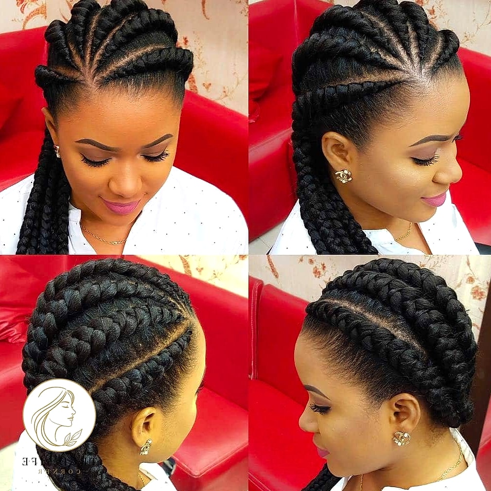 10 Braid Hairstyles For Black Women Ideas You Need to Try Right Now 8 Ghana Braids