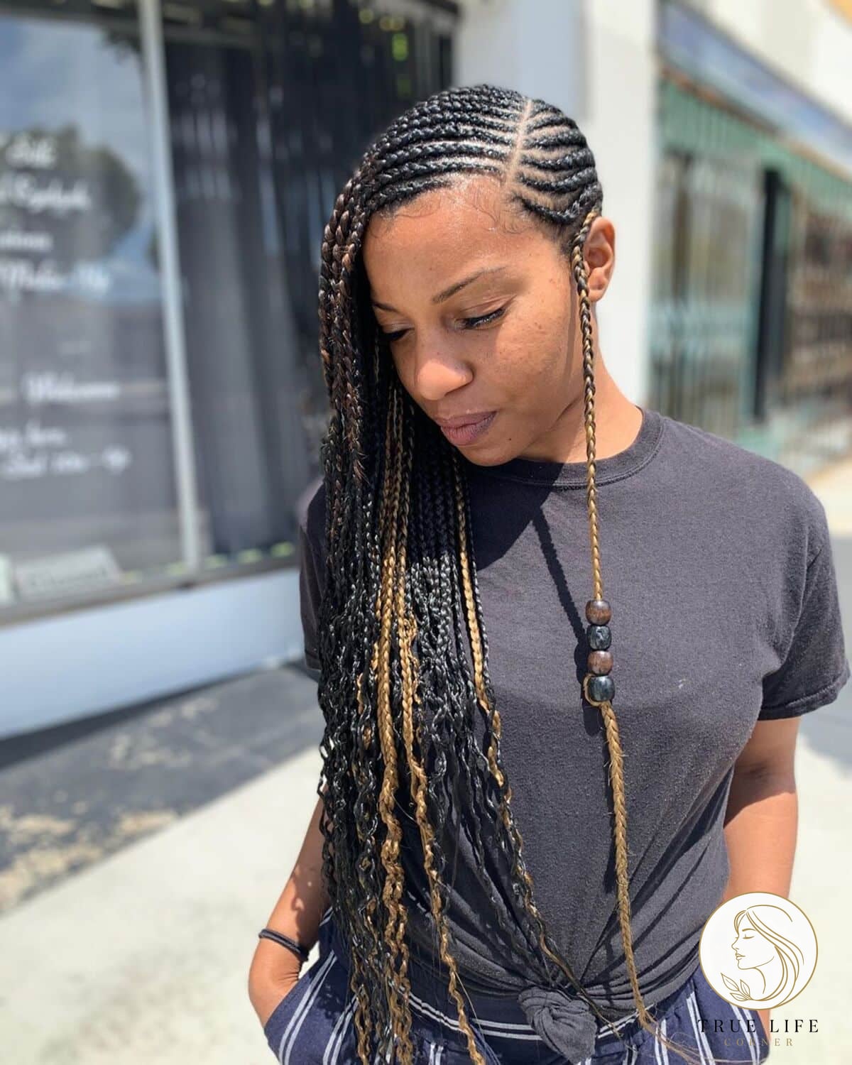 27 Side Braid Hairstyles Everyone Is Pinning Right Now 18 Glam Side Braid for Black Hair