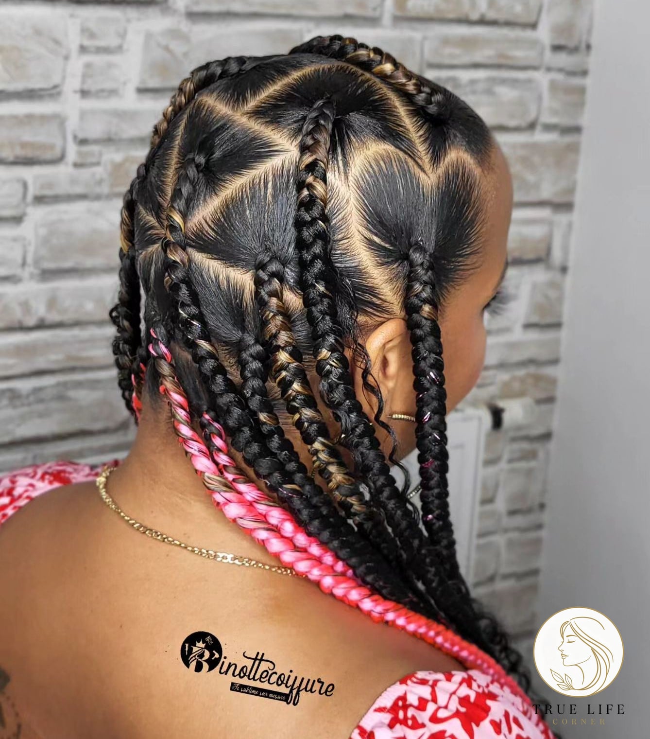 21 Color 30 Braids Ideas You Need to Try Right Now 4 Heart Part Braids with a Hint of Color
