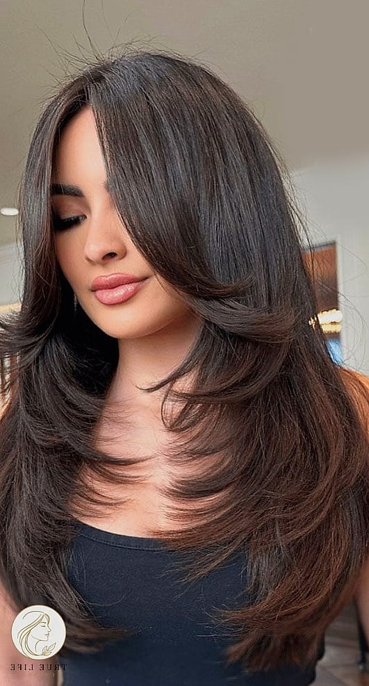 18 Hair Cut For Long Hair With Layers V Cut You'll Want to Re-Create Immediately 19 Long V Cut with Face-Framing Curls and Glossy Ends