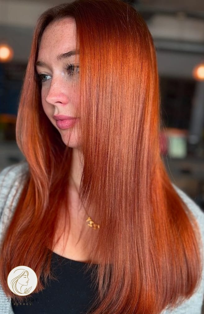 Long Hair with Glossy Finish