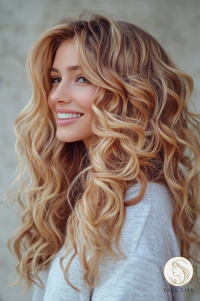 Long Hair with Soft Curls