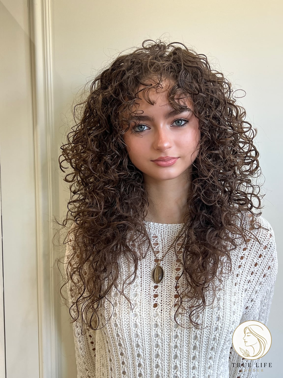 18 Hair Cut For Long Hair With Layers V Cut You'll Want to Re-Create Immediately 14 Long Textured Curly Layers with Short Curly Fringe