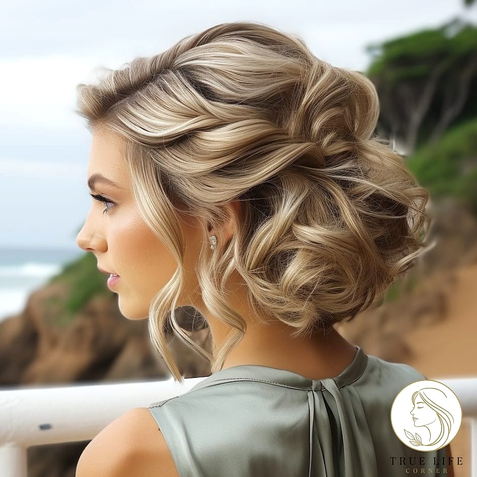 Loose Beach Waves With a Middle Part
