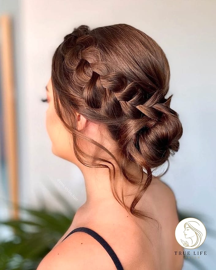 Loose Braided Bun