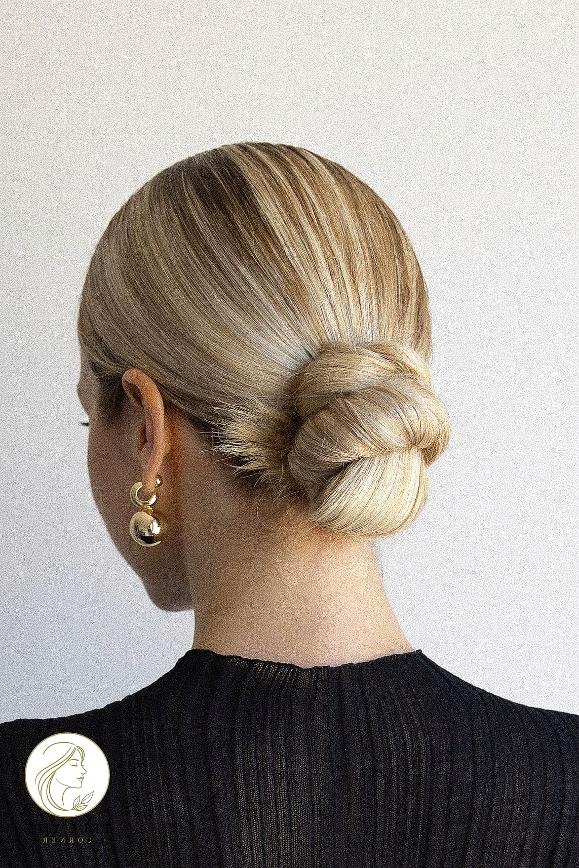 16 Party Hairstyles For Long Hair to Show Your Stylist ASAP 13 Low Bun with Face-Framing Pieces