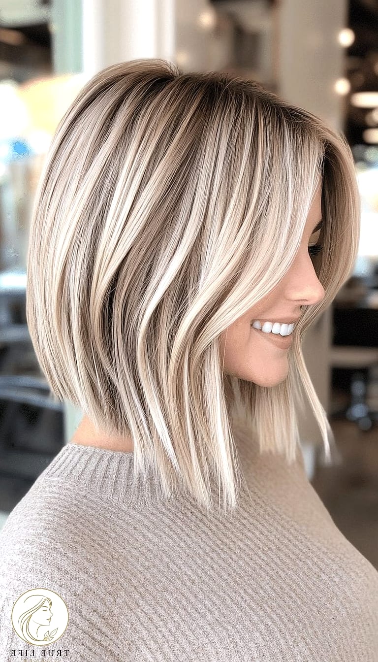 18 Cute Hairstyles For Medium Hair Perfect for Your Next Salon Appointment 19 Piecey Bob With Undone Texture