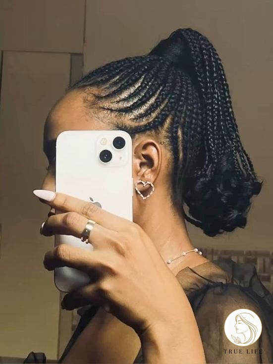 7 Braided Ponytail Hairstyles for When You Need a Fresh Change 6 Short Braided Ponytail