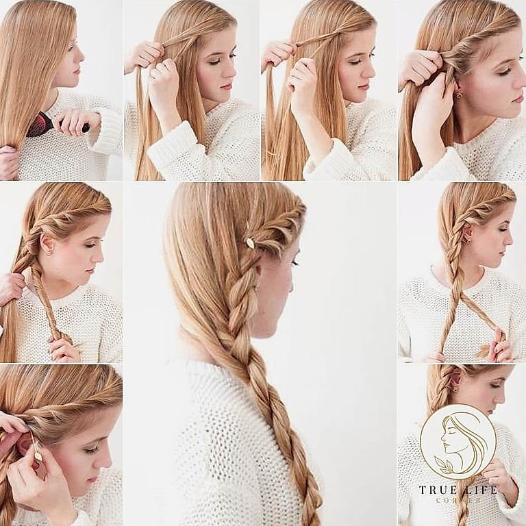 27 Beautiful Braid Hairstyles That Are Actually Easy to DIY 15 Side Braid