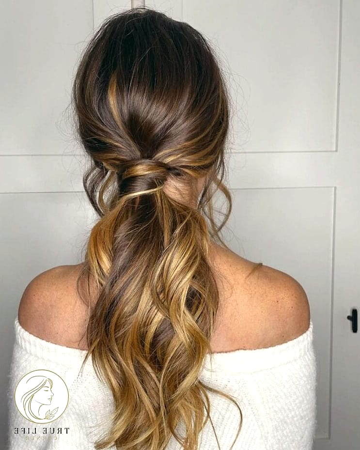 9 Simple Hairstyles For Long Hair You'll Want to Re-Create Immediately 4 Sleek Low Ponytail